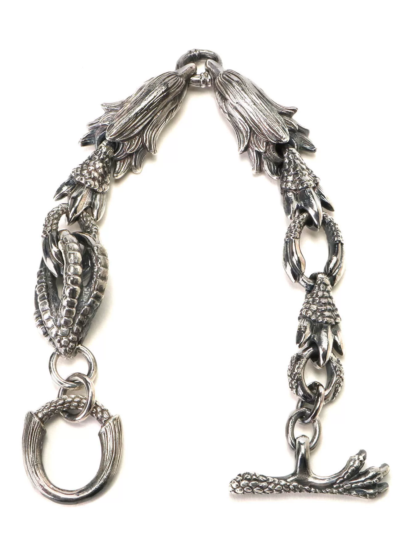 Yohji Yamamoto 24AW Silver Eagle Bracelet — label