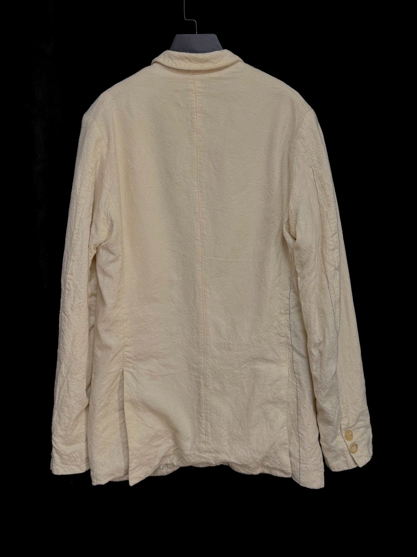 Paul Harnden Early Stripe Felted Blazer — label