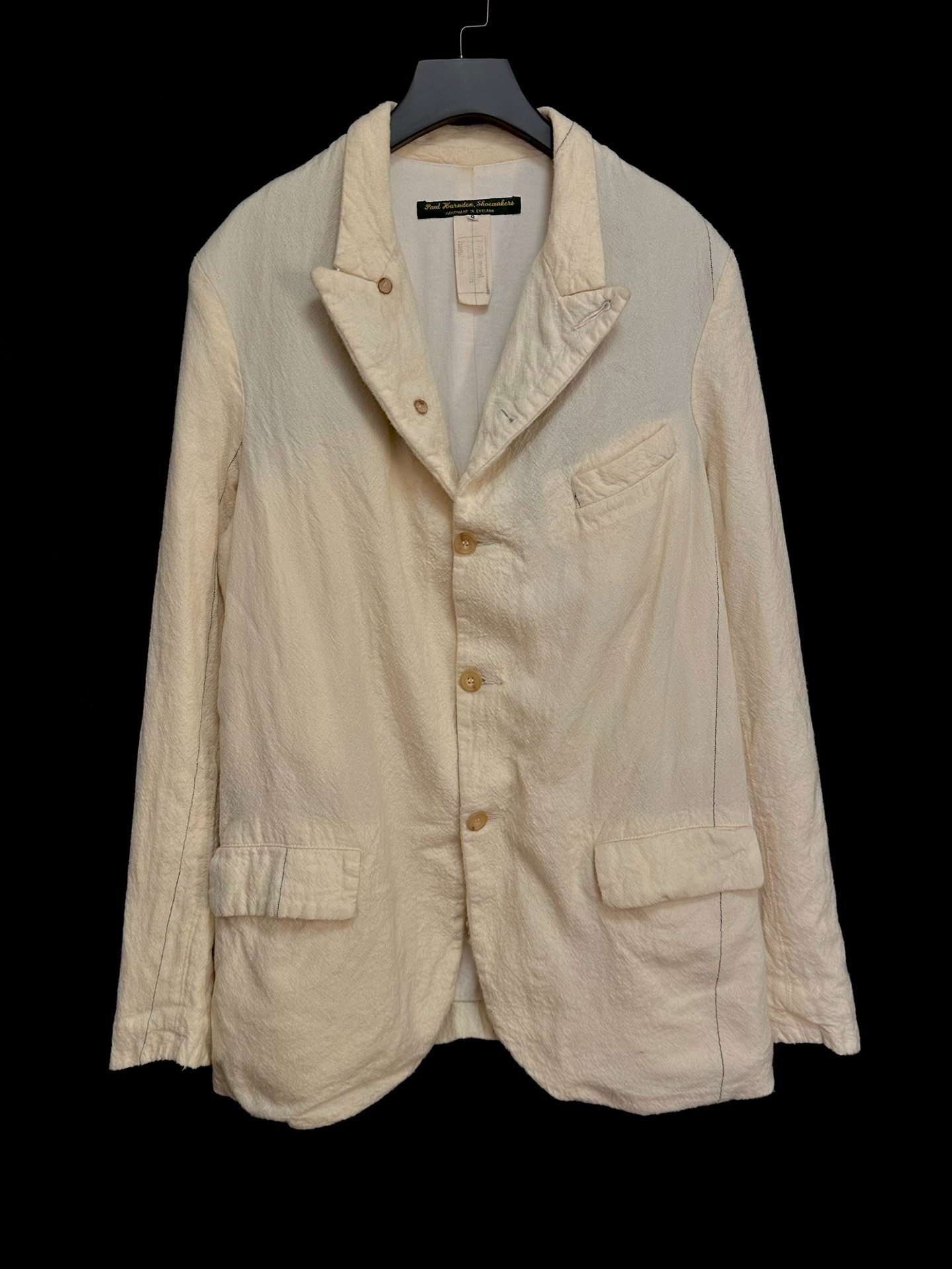 Paul Harnden Early Stripe Felted Blazer
