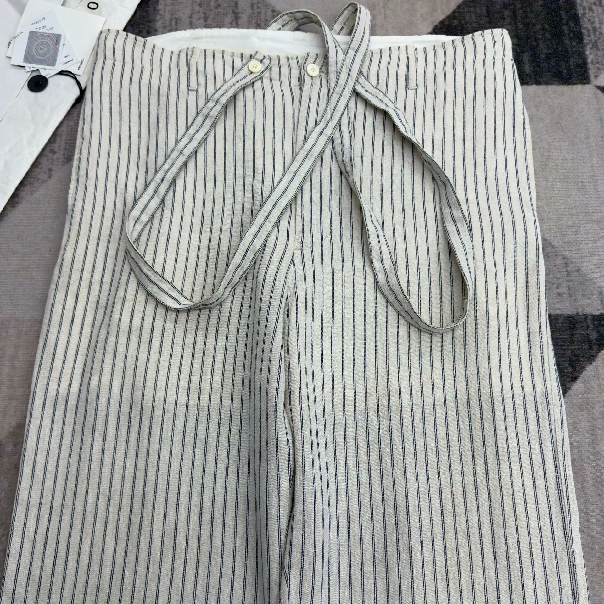 Visvim 21SS Jumbo Pastoral Ivory Overalls — front