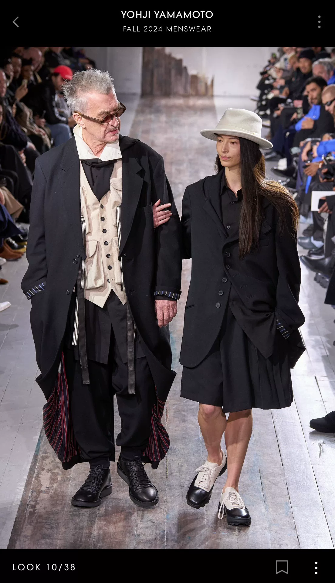 Yohji Yamamoto 24AW Wool Hakama Skirt-Pants — detail