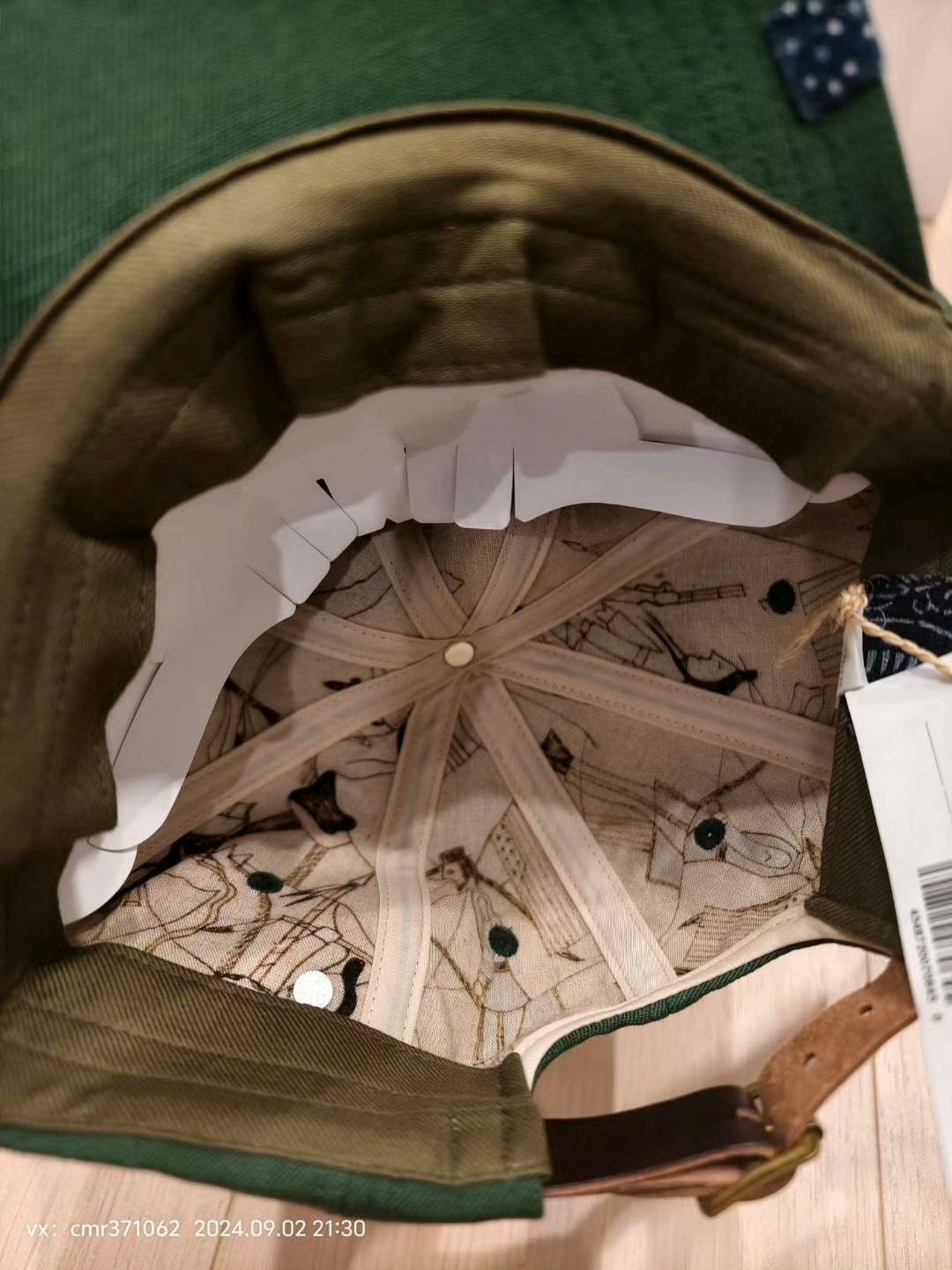 VISVIM 24 ICT EXCELSIOR II CAP — label
