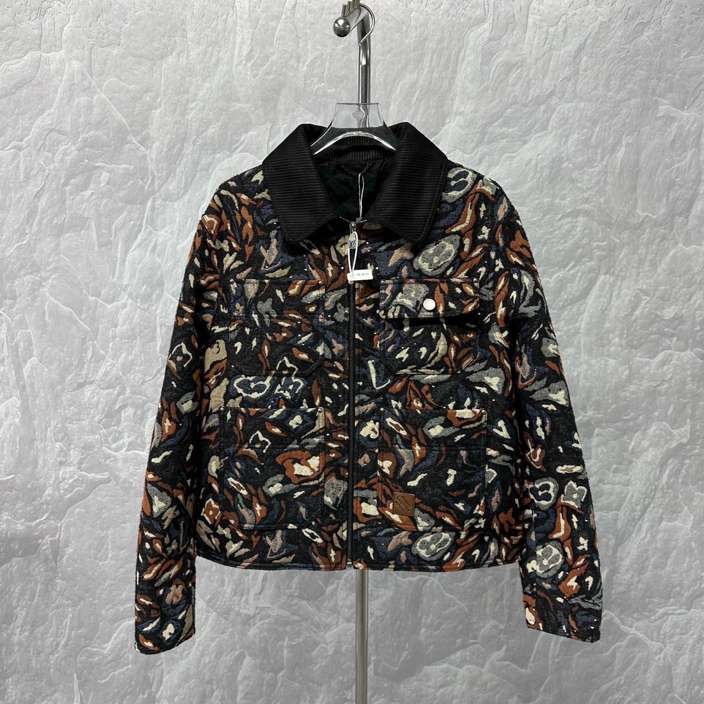 Louis Vuitton Nigo FW25 Sequin Patchwork Denim Jacket