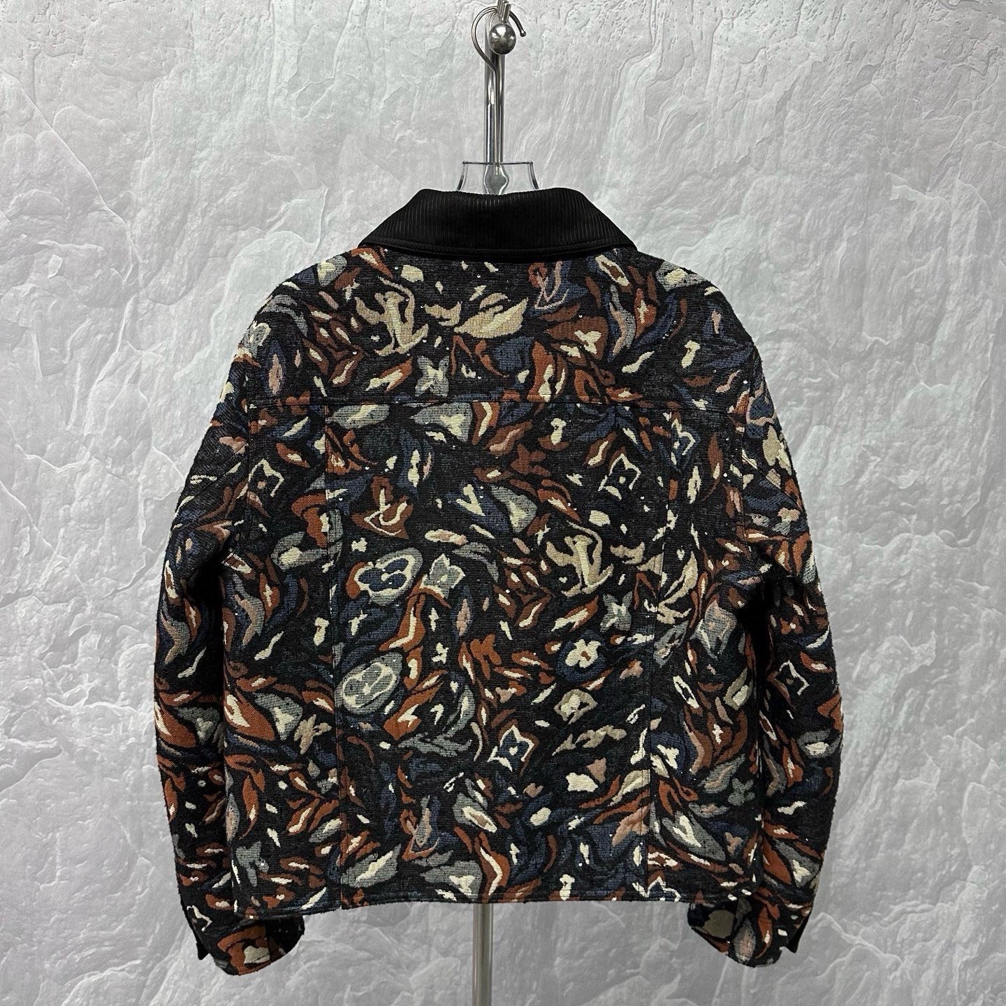 Louis Vuitton Nigo FW25 Sequin Patchwork Denim Jacket — back