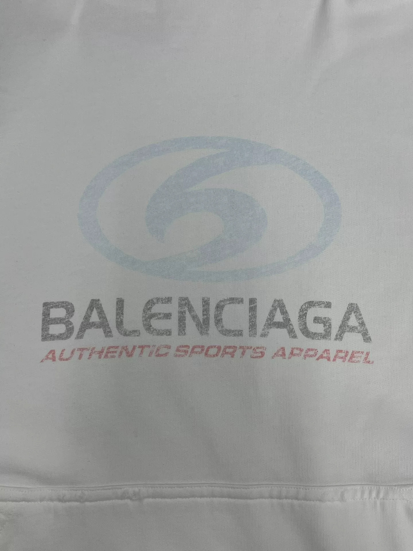 Balenciaga Oversized Surf Hoodie — detail