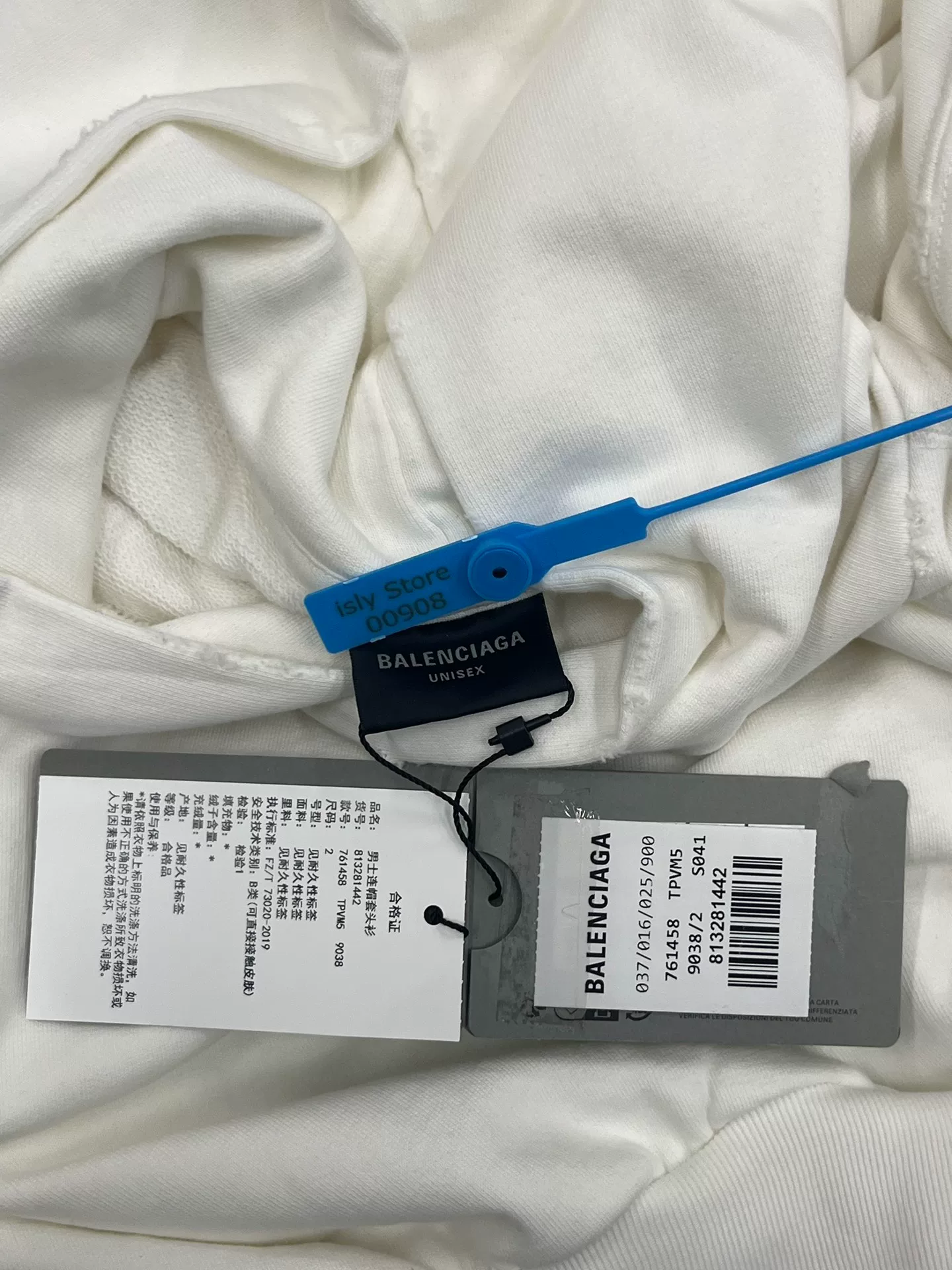 Balenciaga Oversized Surf Hoodie — back