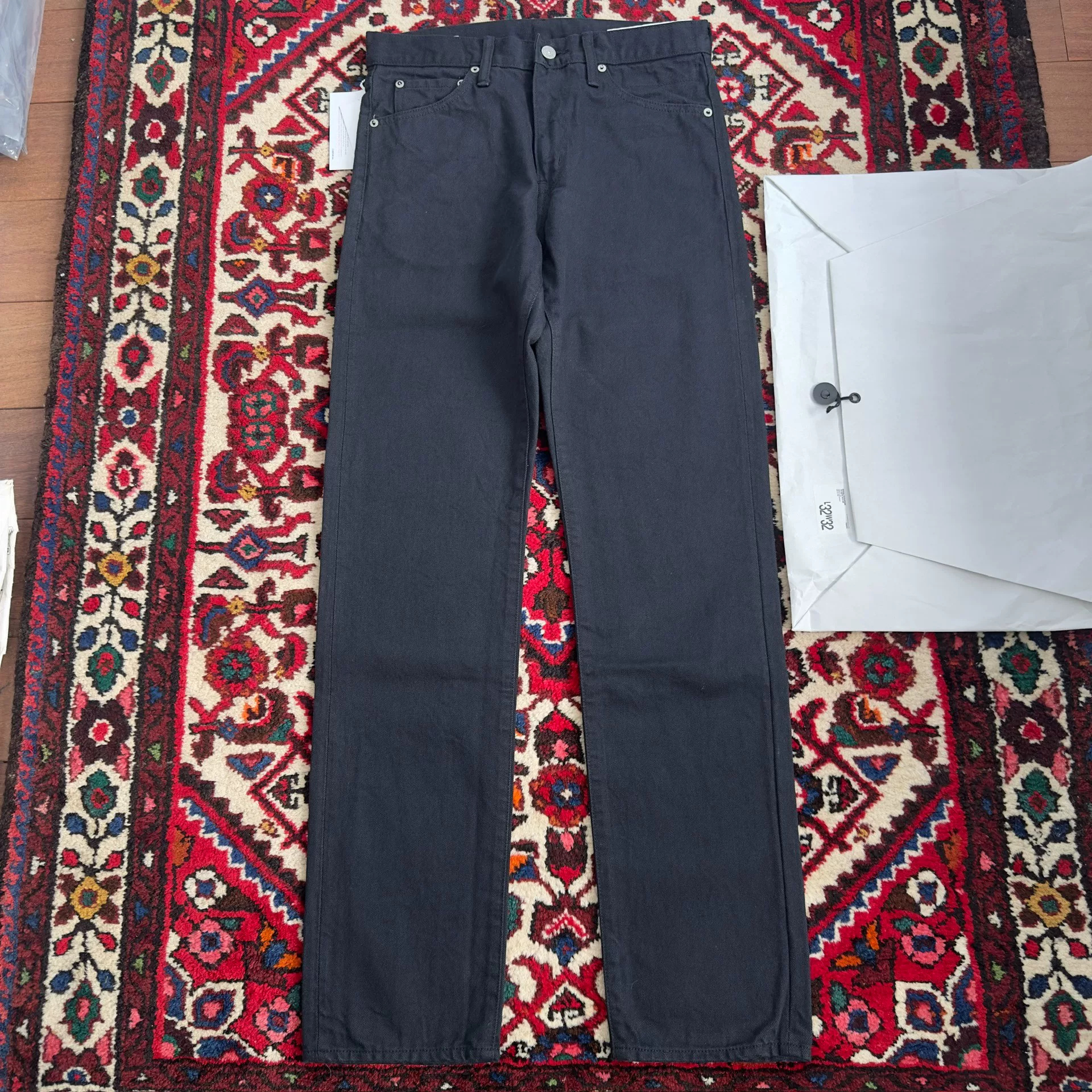 visvim 24ss 19CMYK BLK Jeans w32l32 — front