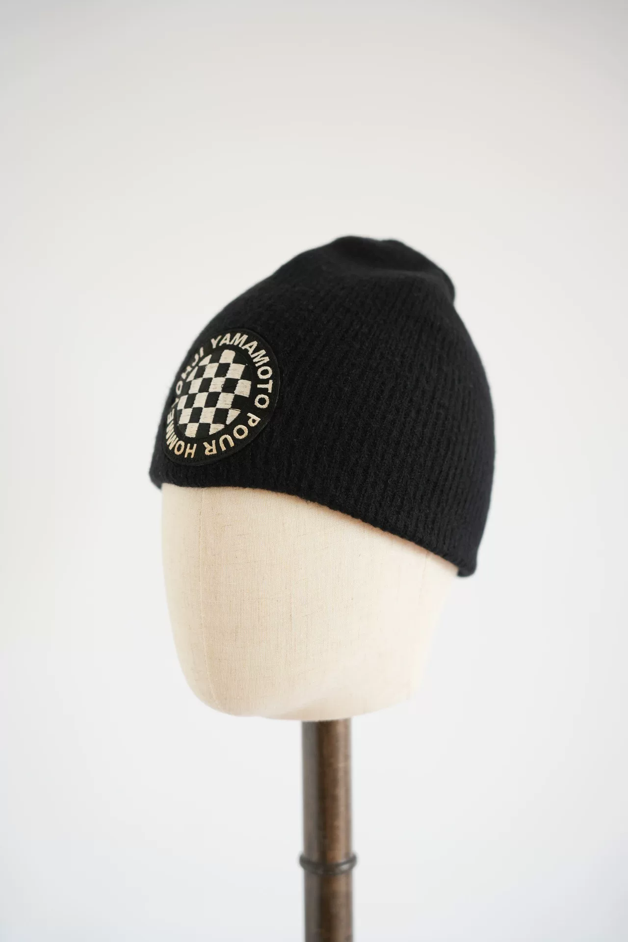 Yohji Yamamoto 04AW Checkered Knit Beanie