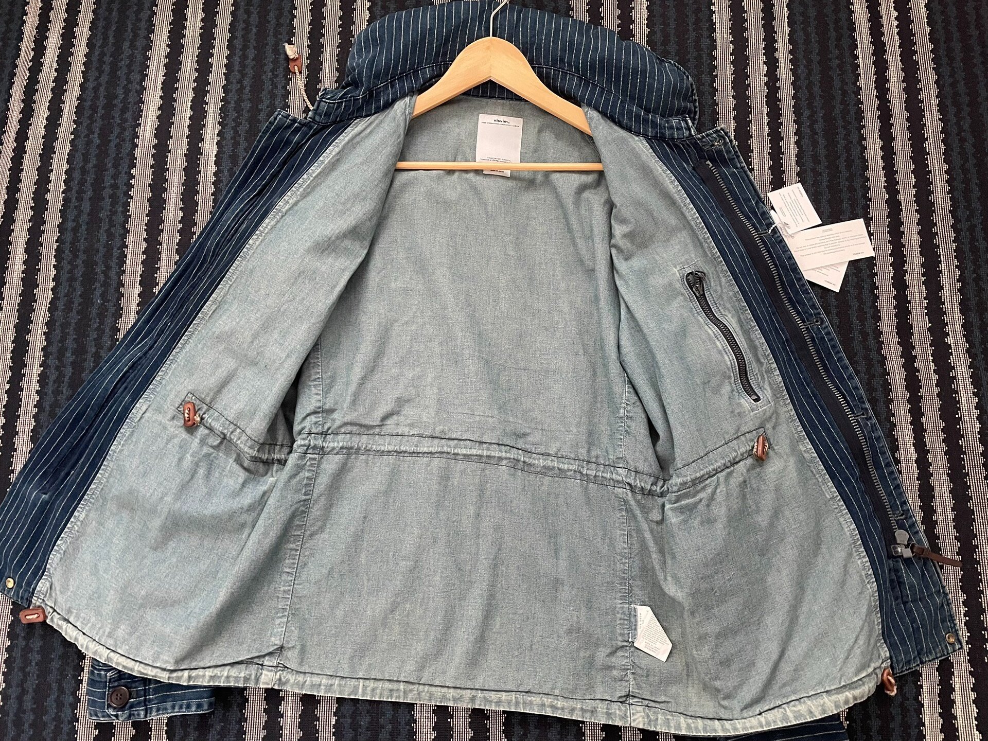 Visvim 15ss Wabash PFD Jacket — label