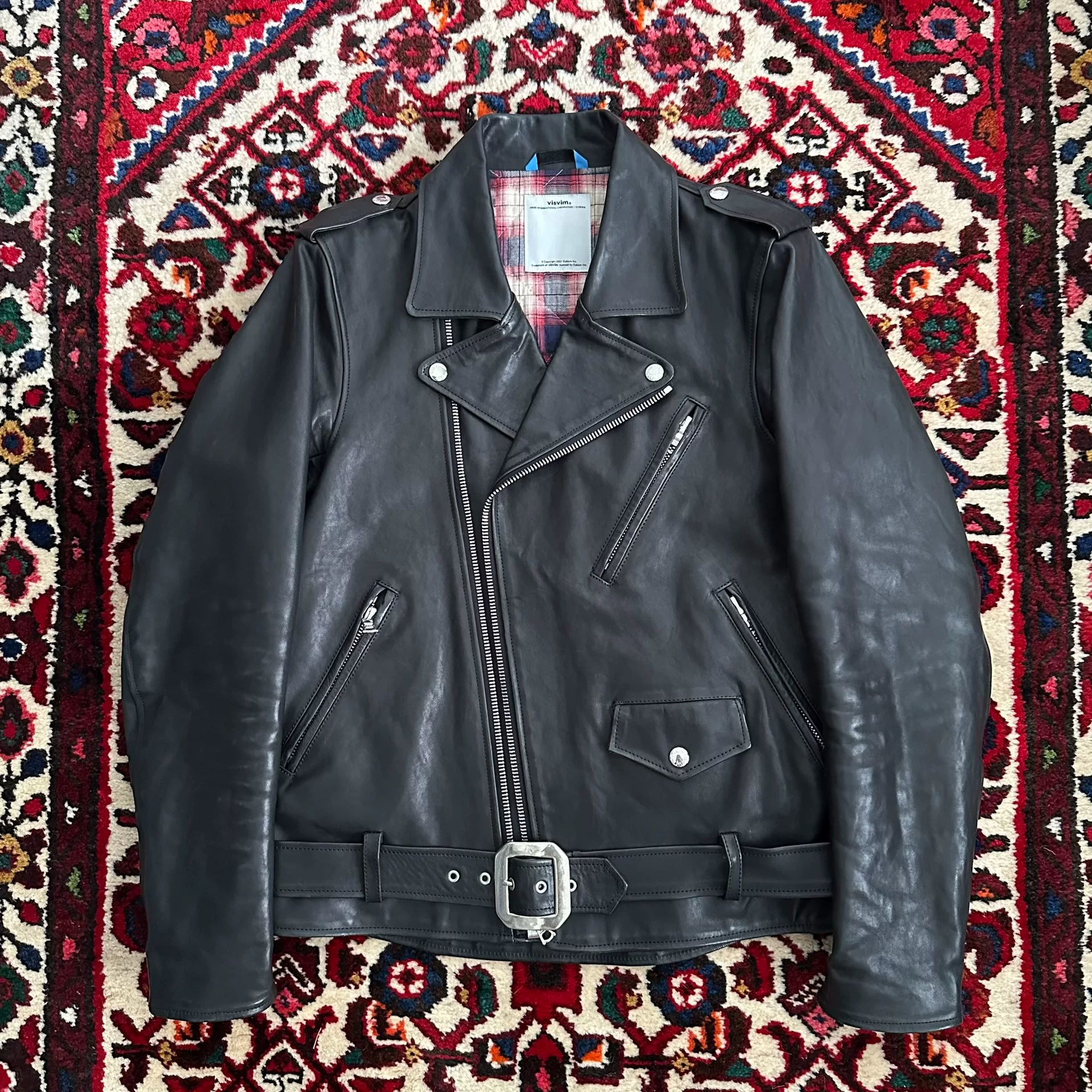 visvim 10AW Strabler Motorcycle Leather Jacket