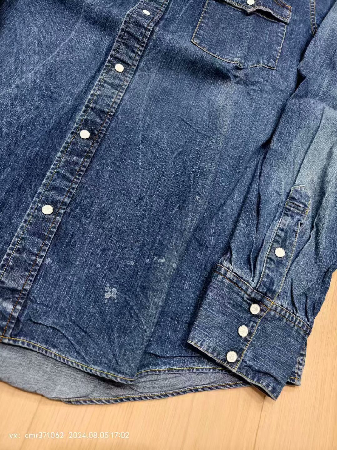visvim 19AW Bandito Dry Denim Shirt — label