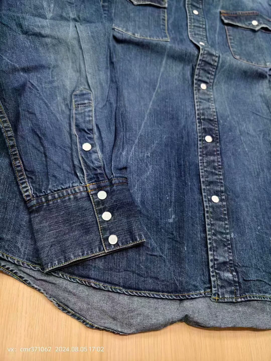 visvim 19AW Bandito Dry Denim Shirt — back