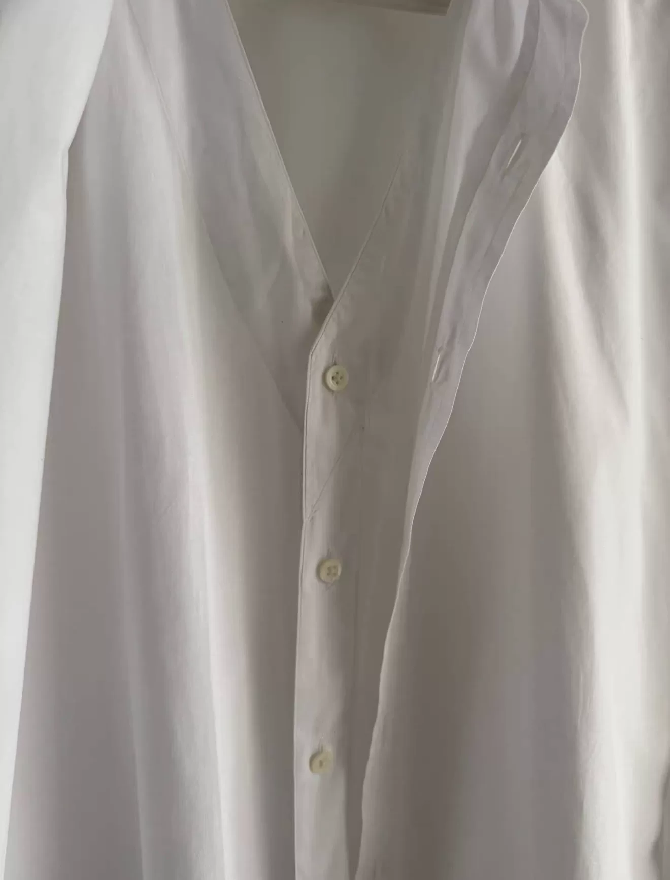 Dries Van Noten Double-Breasted Cotton Shirt — detail