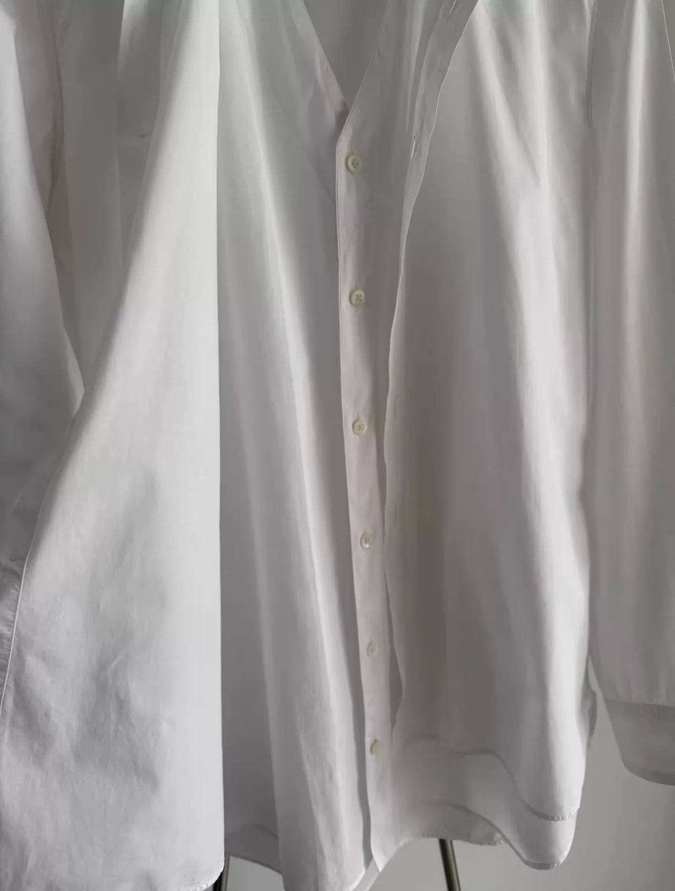 Dries Van Noten Double-Breasted Cotton Shirt — front