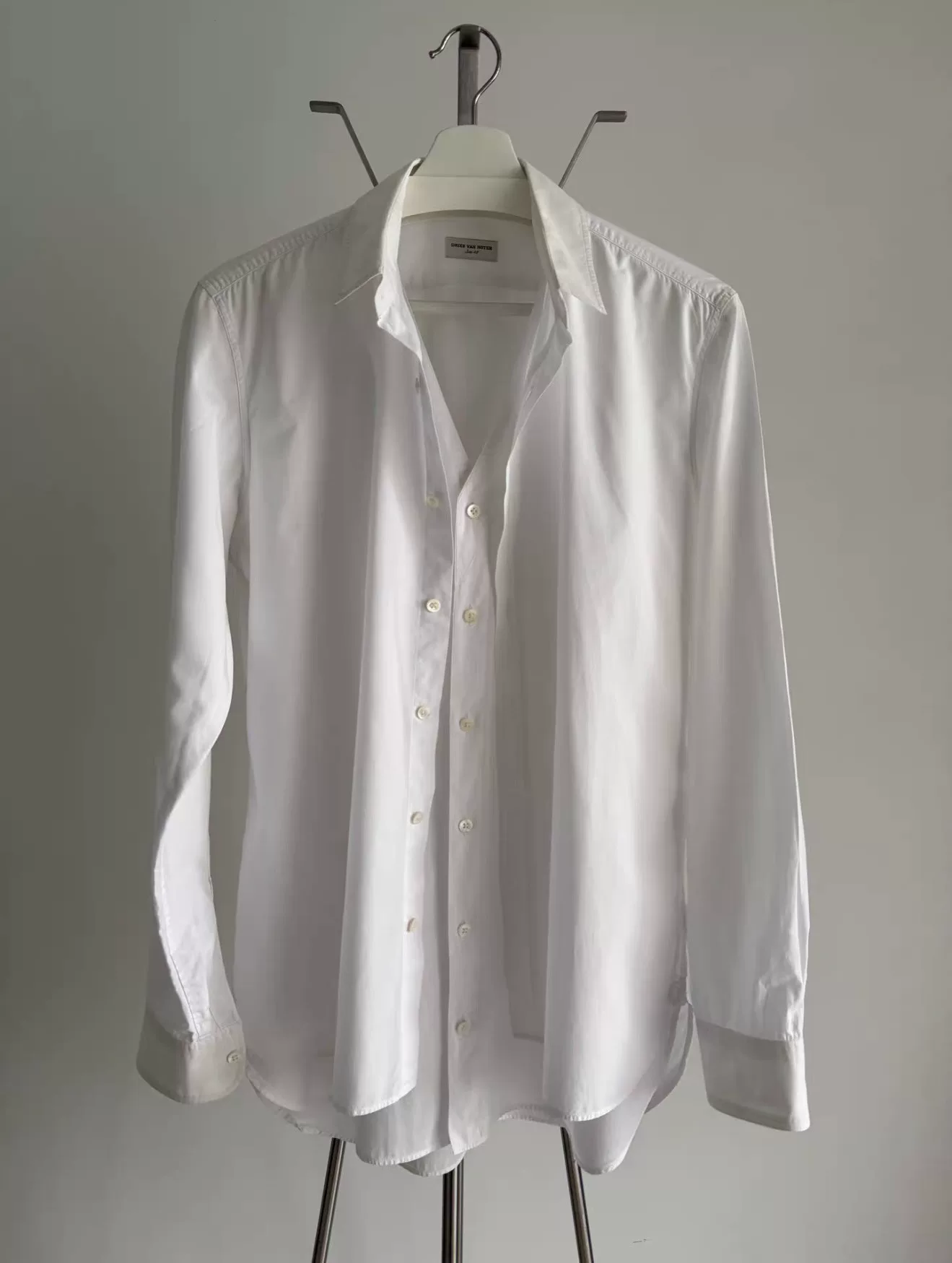 Dries Van Noten Double-Breasted Cotton Shirt