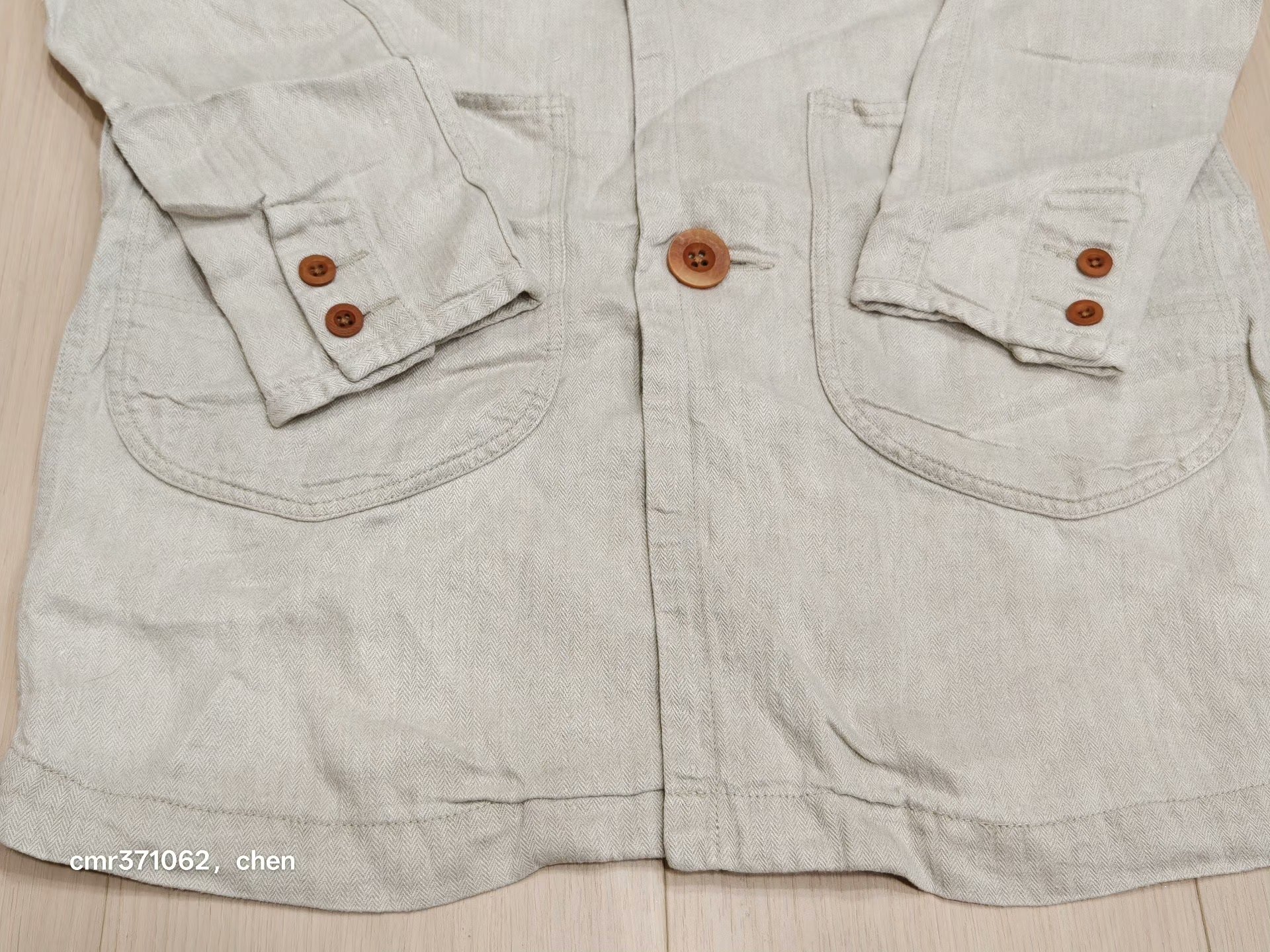 VISVIM LCC SHOP COAT — detail