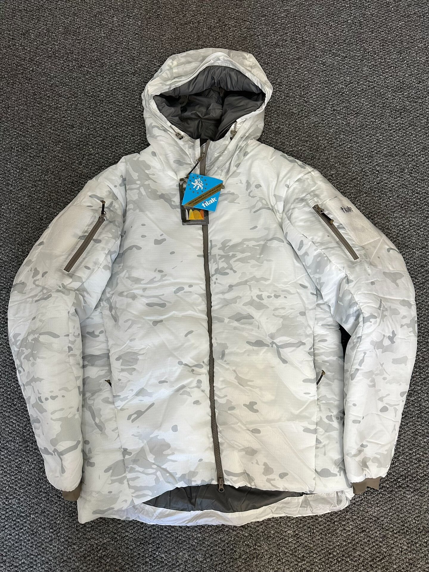 Tilak White Camo Cotton Jacket