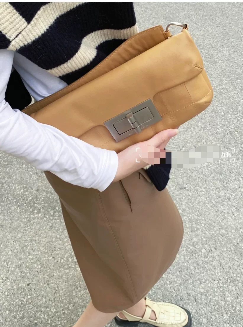 Chanel Vintage 2.55 Tan Leather Bag
