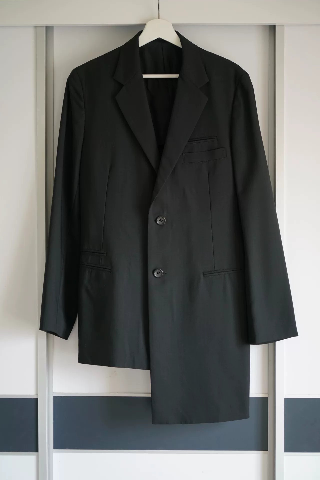 Yohji Yamamoto 09SS Asymmetric Wool Blazer