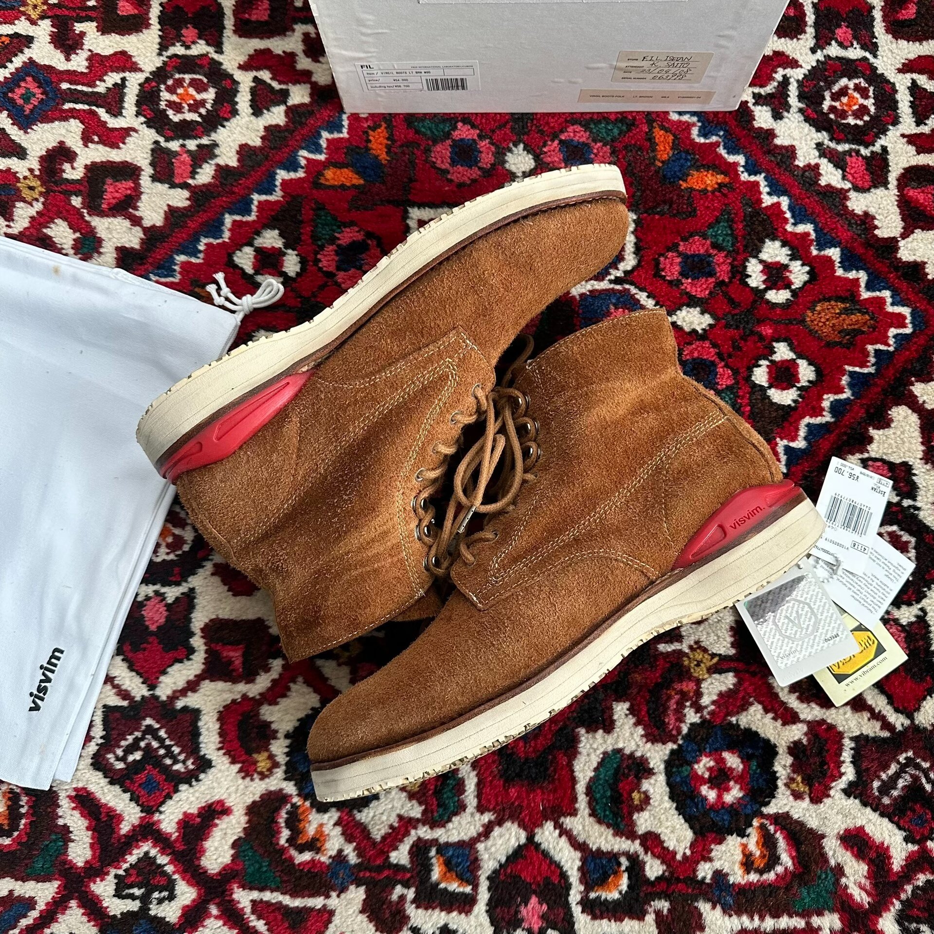 visvim 10ss Virgil Boots — label