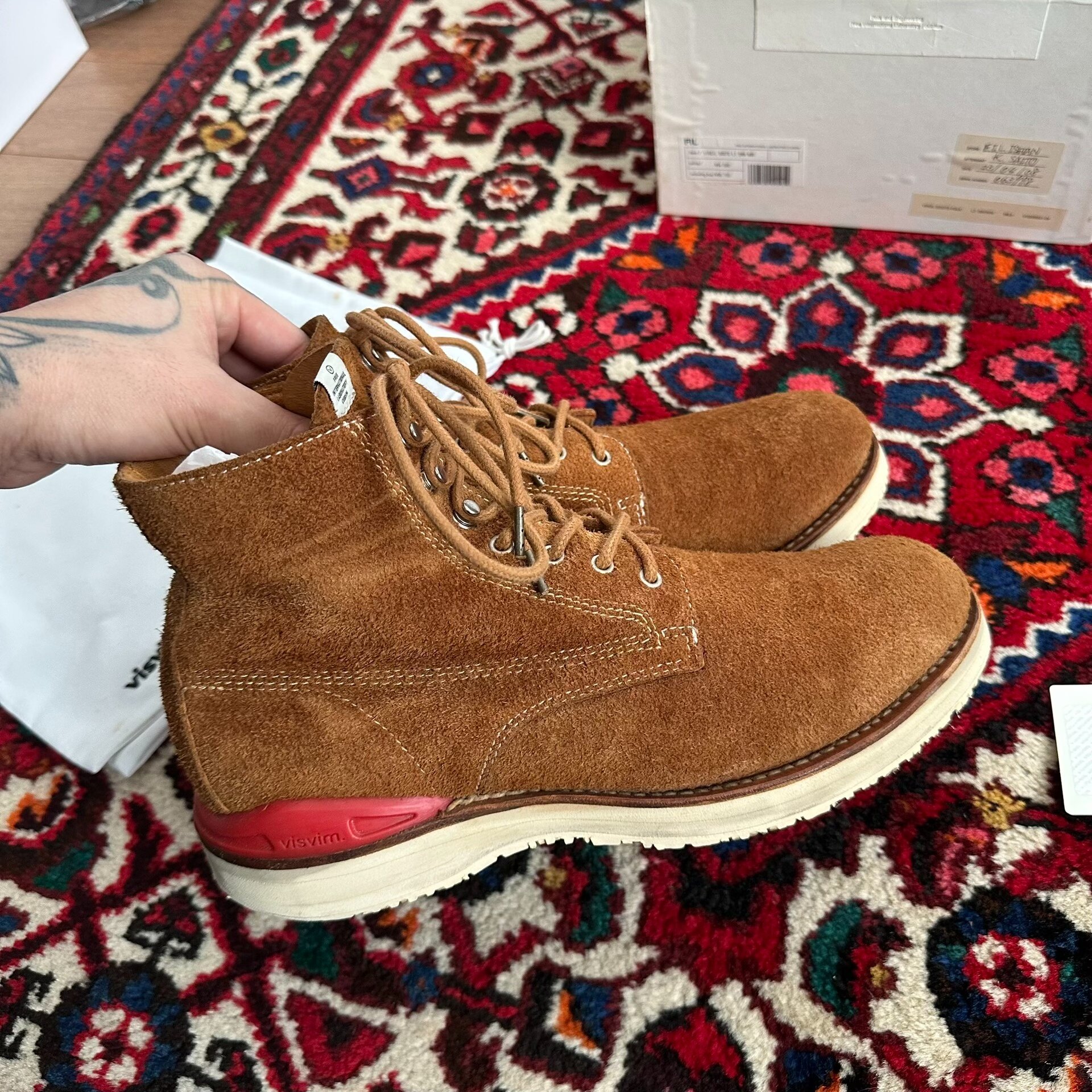 visvim 10ss Virgil Boots — back