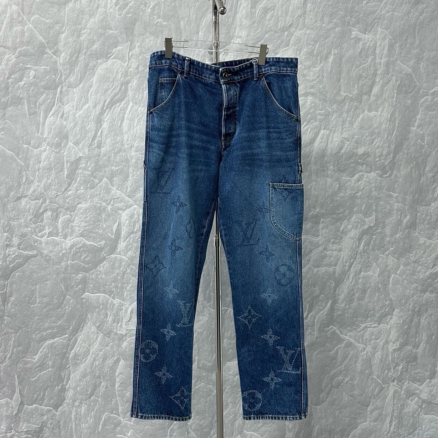 Louis Vuitton Gradient Monogram Denim Pants