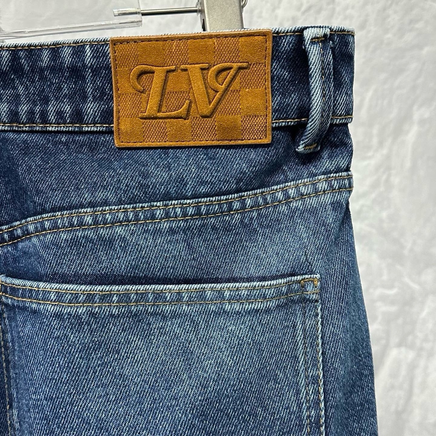 Louis Vuitton Gradient Monogram Denim Pants — detail