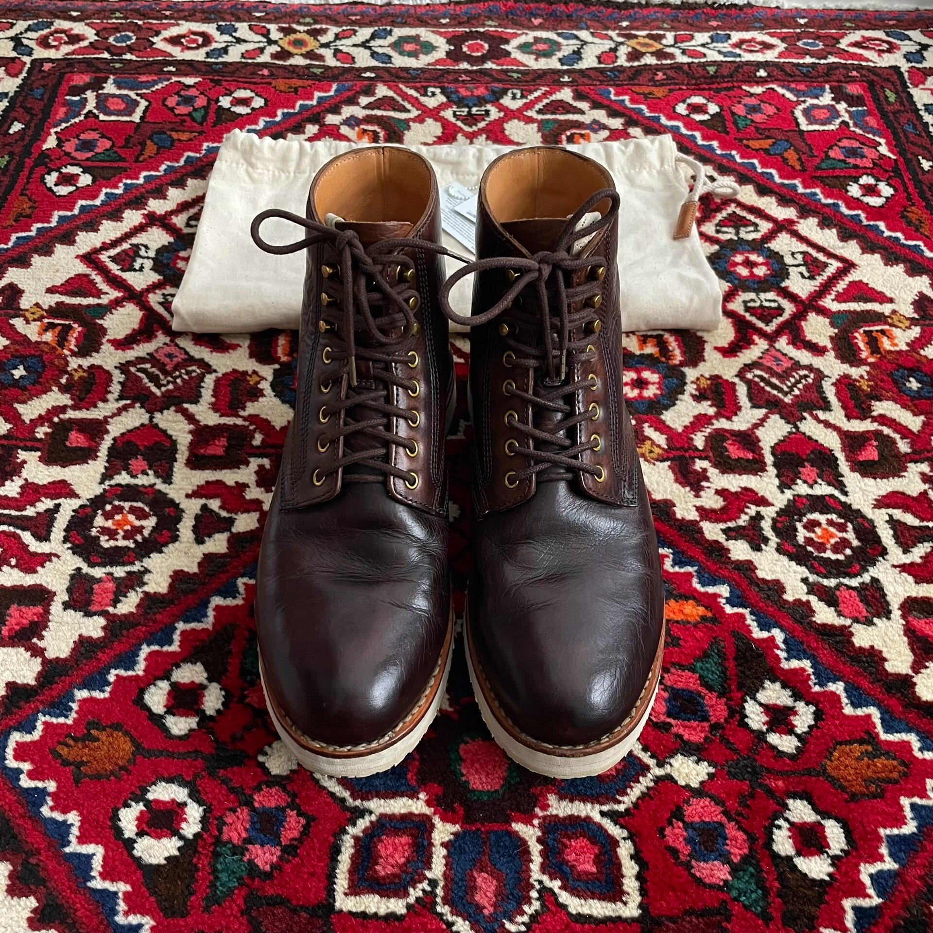 visvim 19AW Virgil Boots Dark Brown