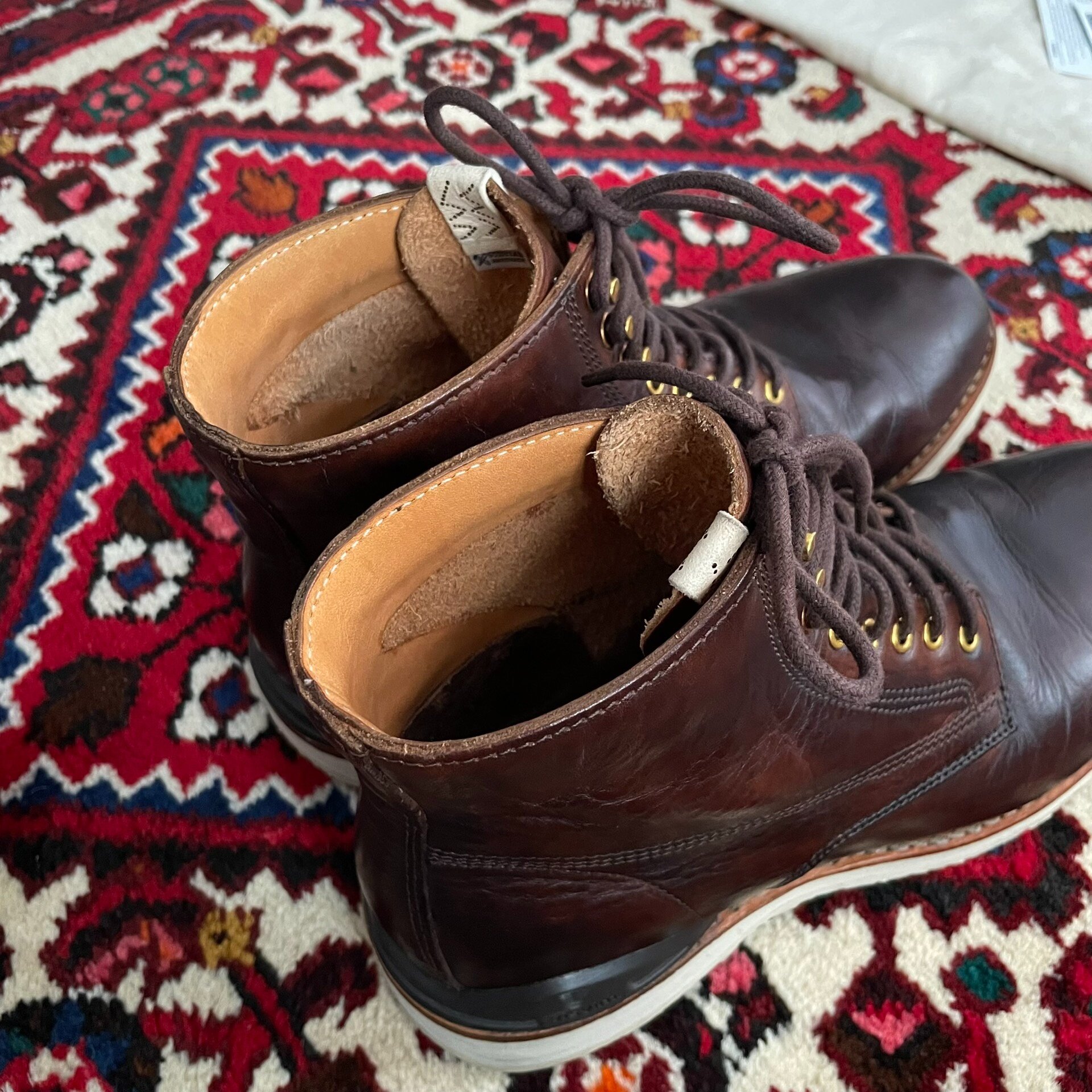 visvim 19AW Virgil Boots Dark Brown — back