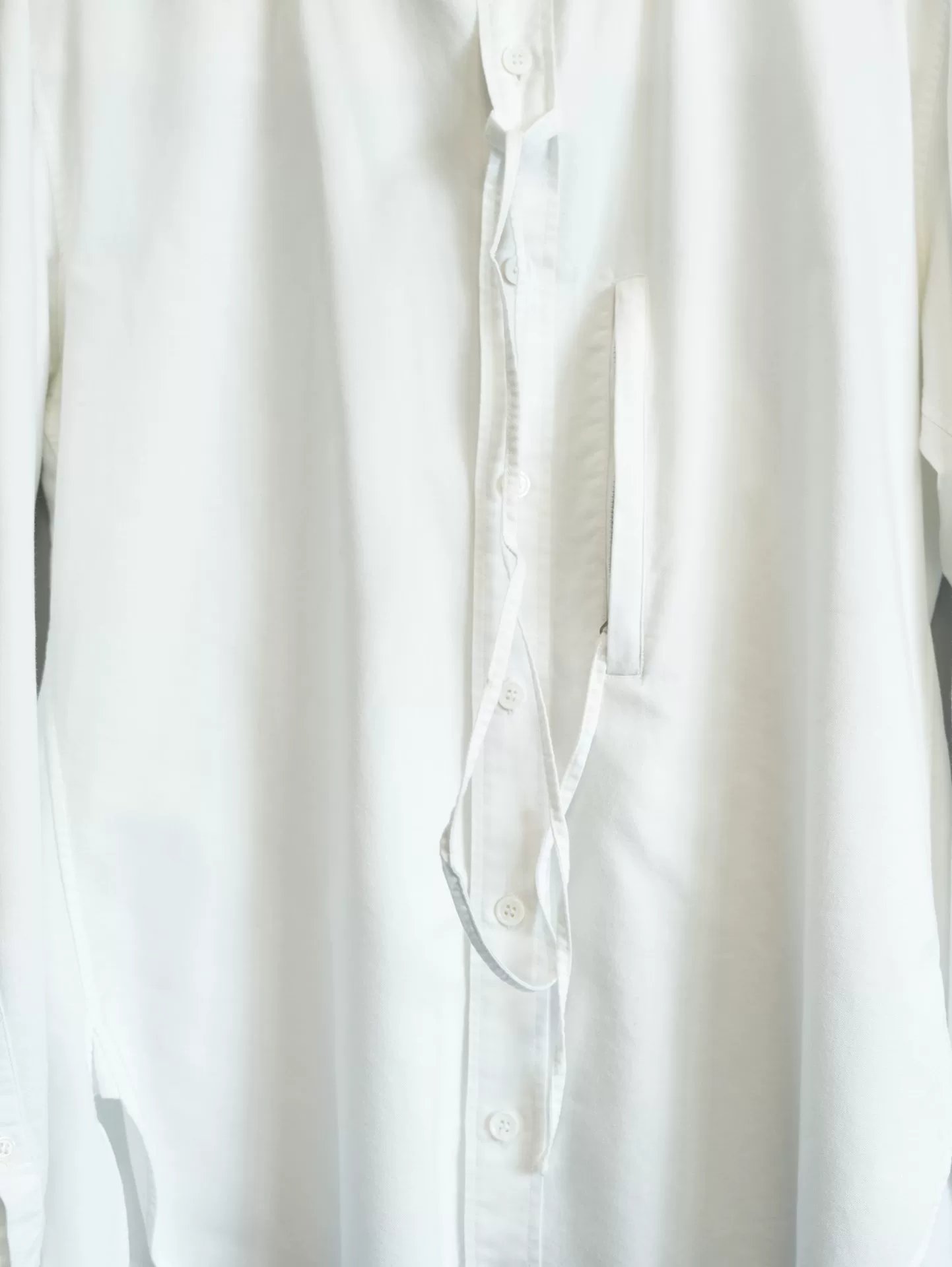Yohji Yamamoto 13SS Rope Knot Shirt — detail