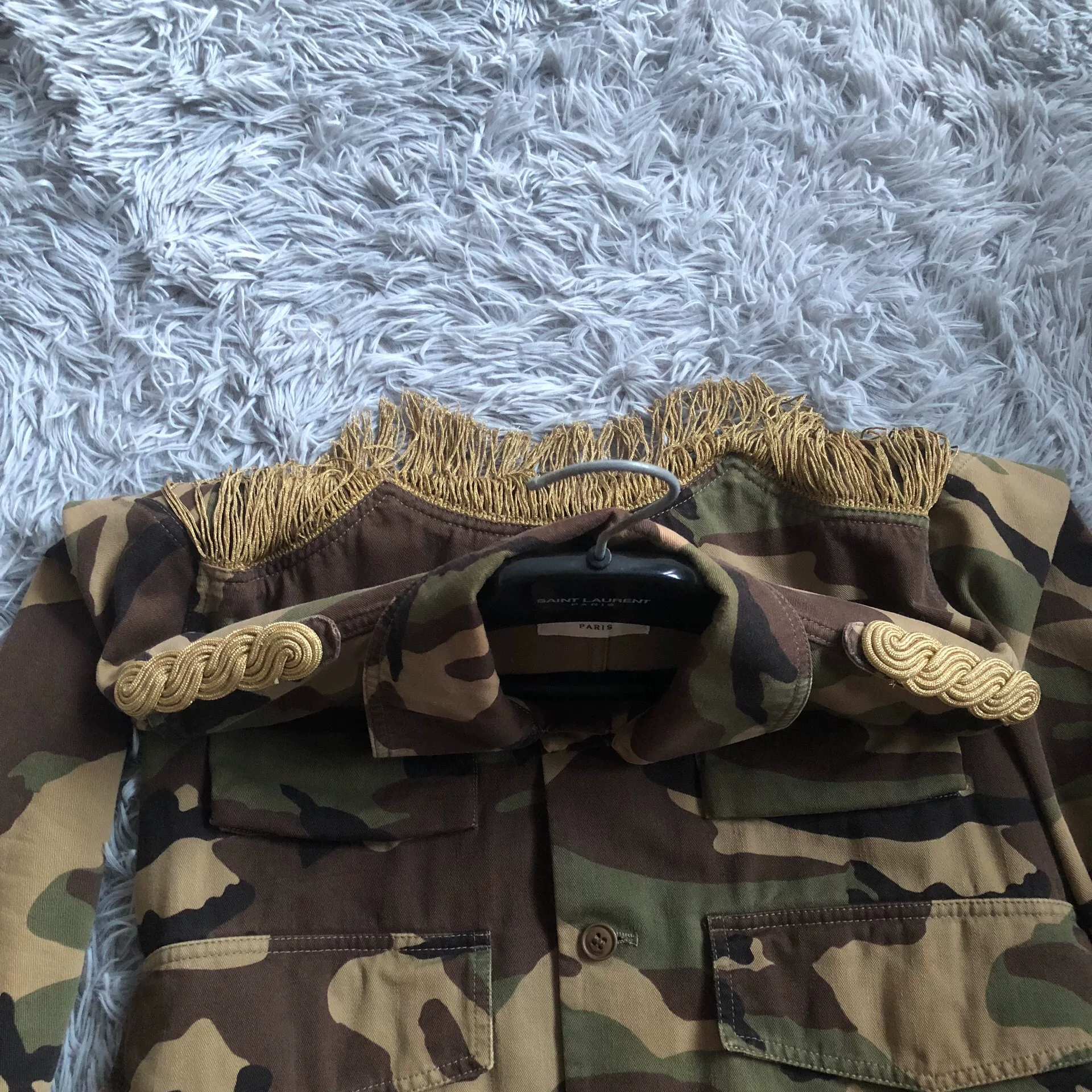 Saint Laurent 15SS Camouflage Jacket — back