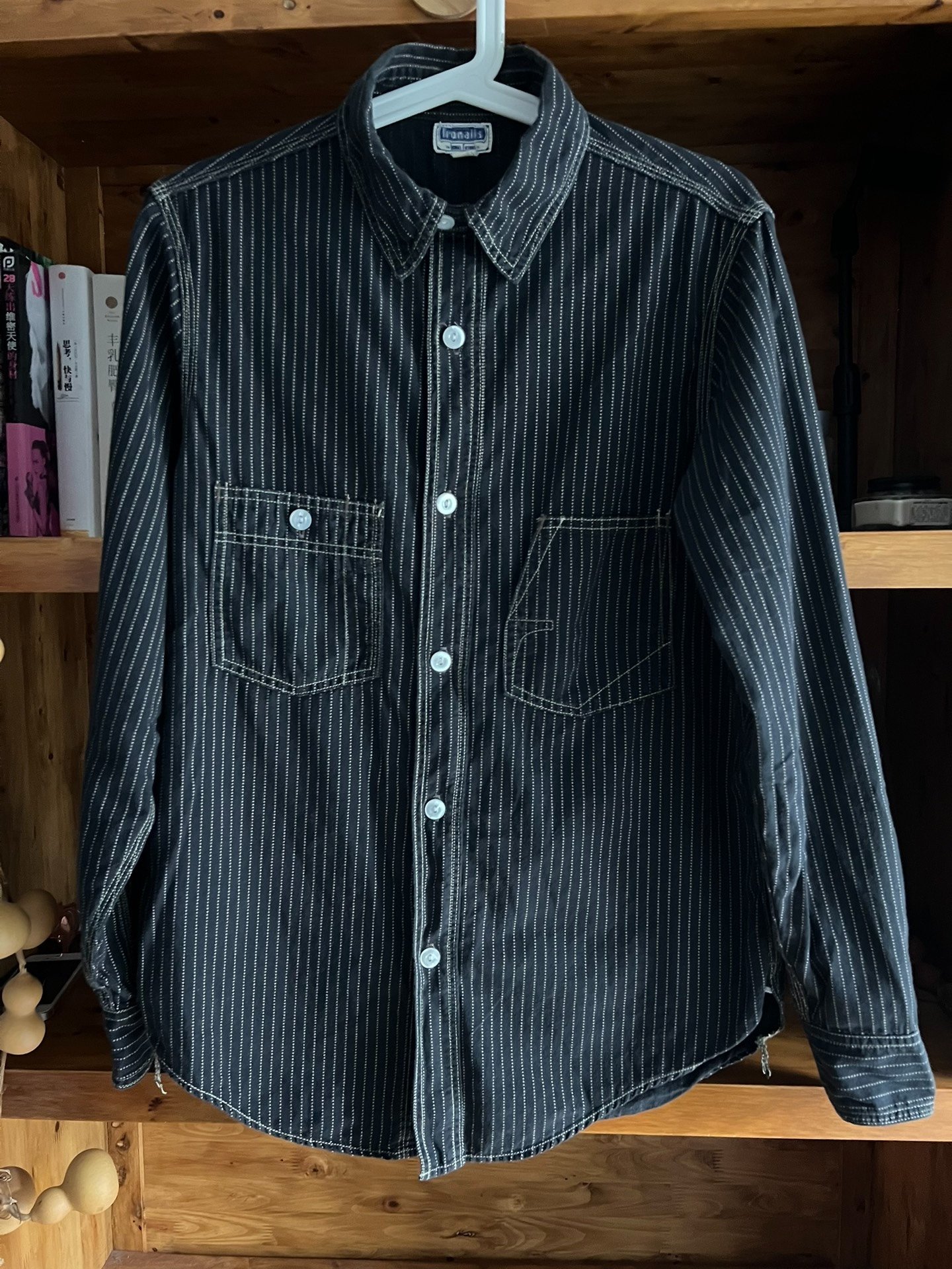 Freewheelers Black Wabash Work Shirt