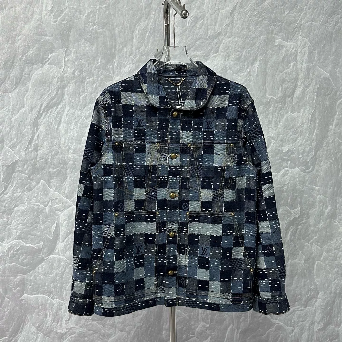 Louis Vuitton Nigo Checkerboard Denim Jacket