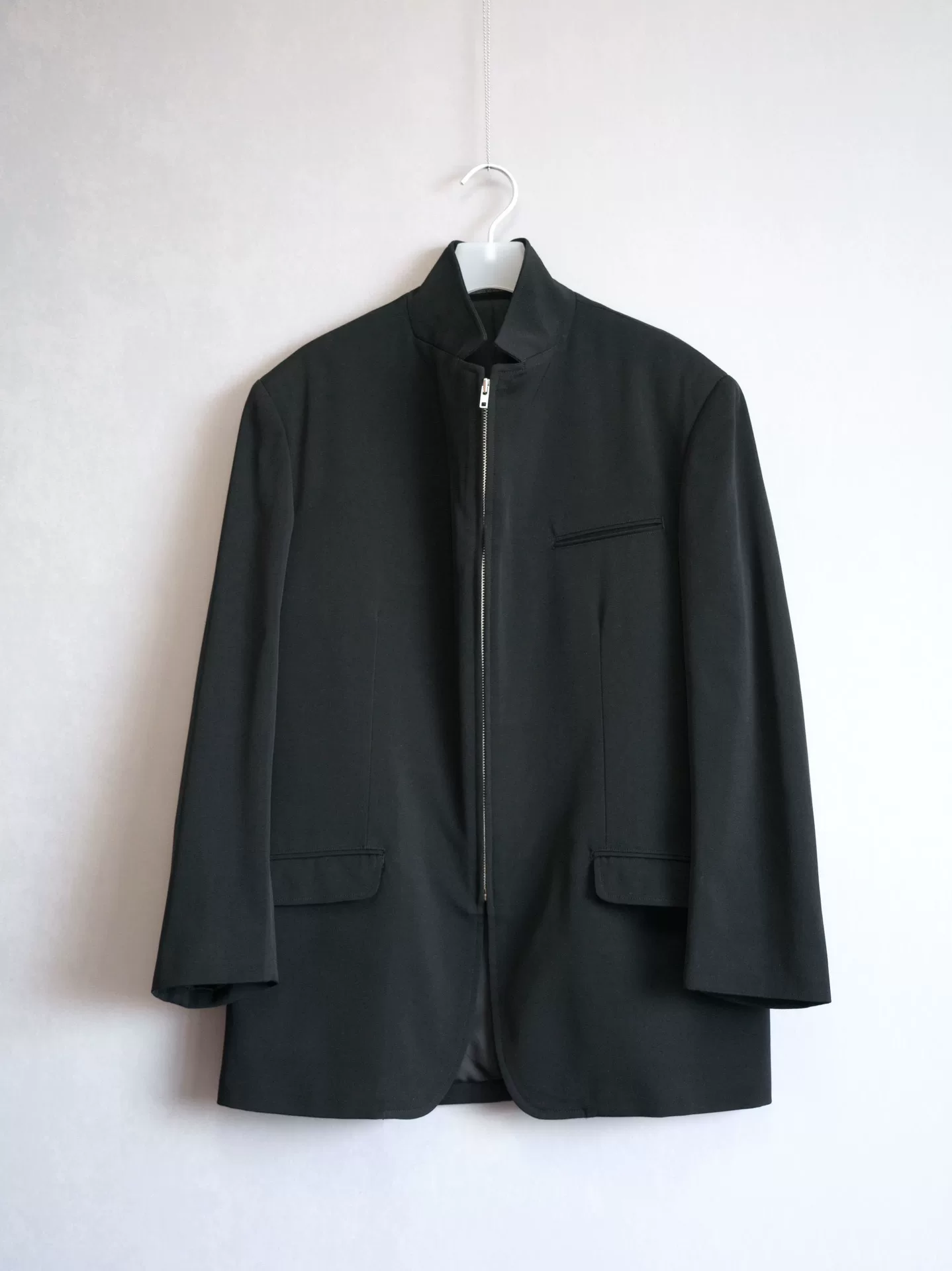 Yohji Yamamoto 02AW Leather Buckle Zip Jacket