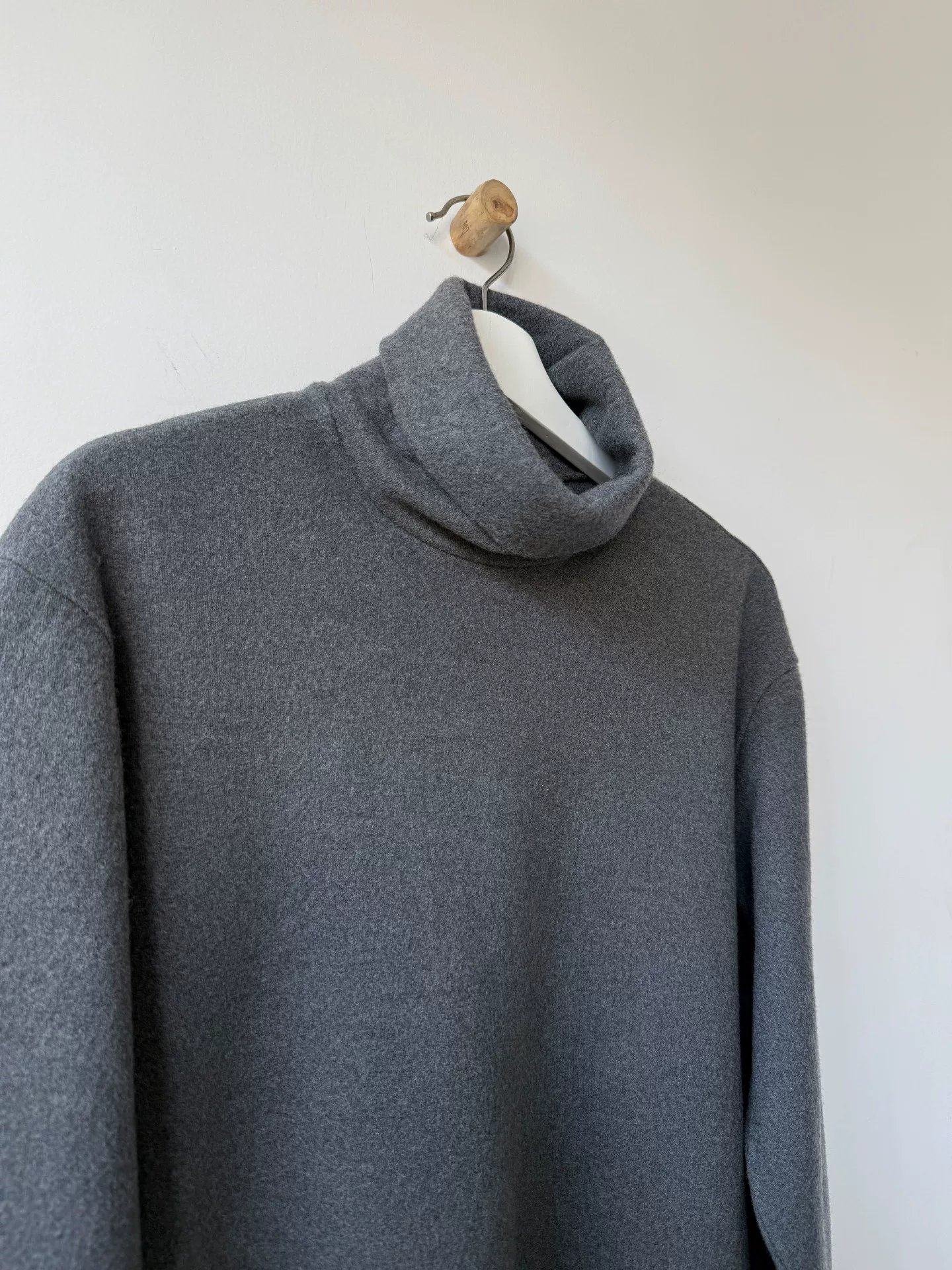 Yohji Yamamoto Y's Men's Wool Turtleneck — back