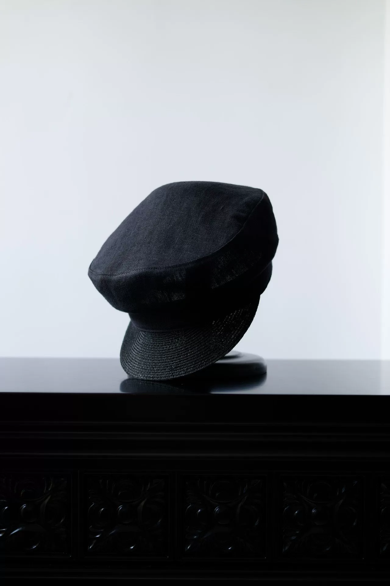 Yohji Yamamoto Noir 20SS Navy Cap — front