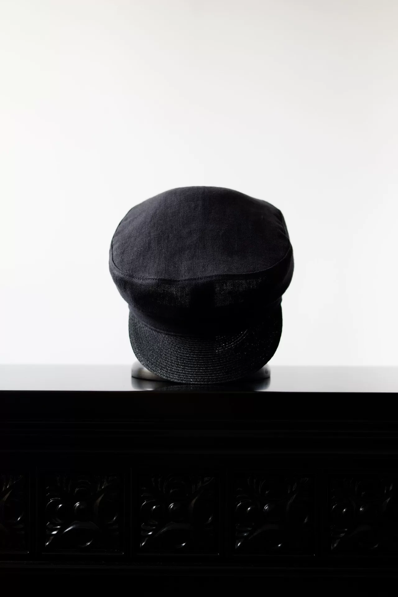 Yohji Yamamoto Noir 20SS Navy Cap — label