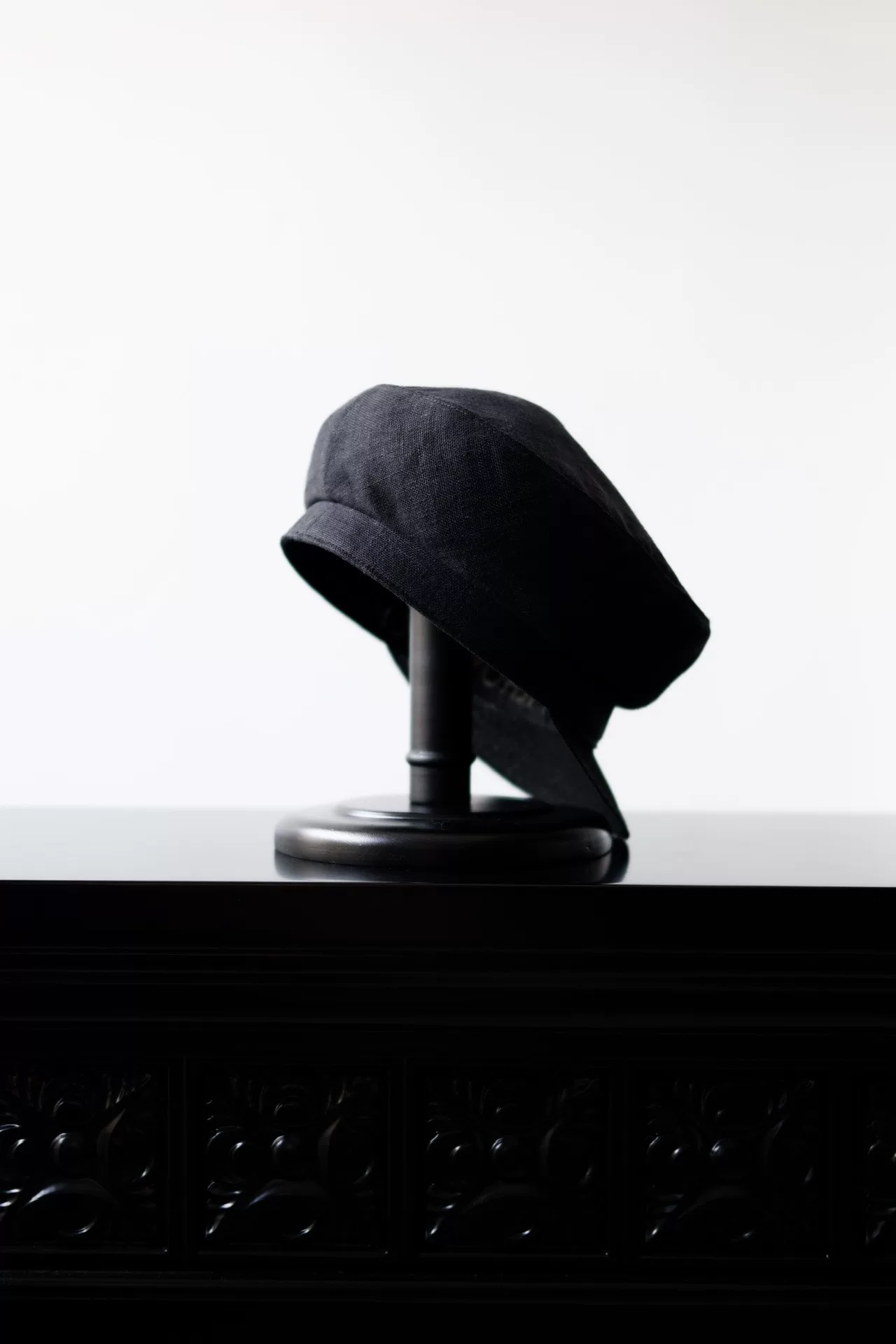 Yohji Yamamoto Noir 20SS Navy Cap — back