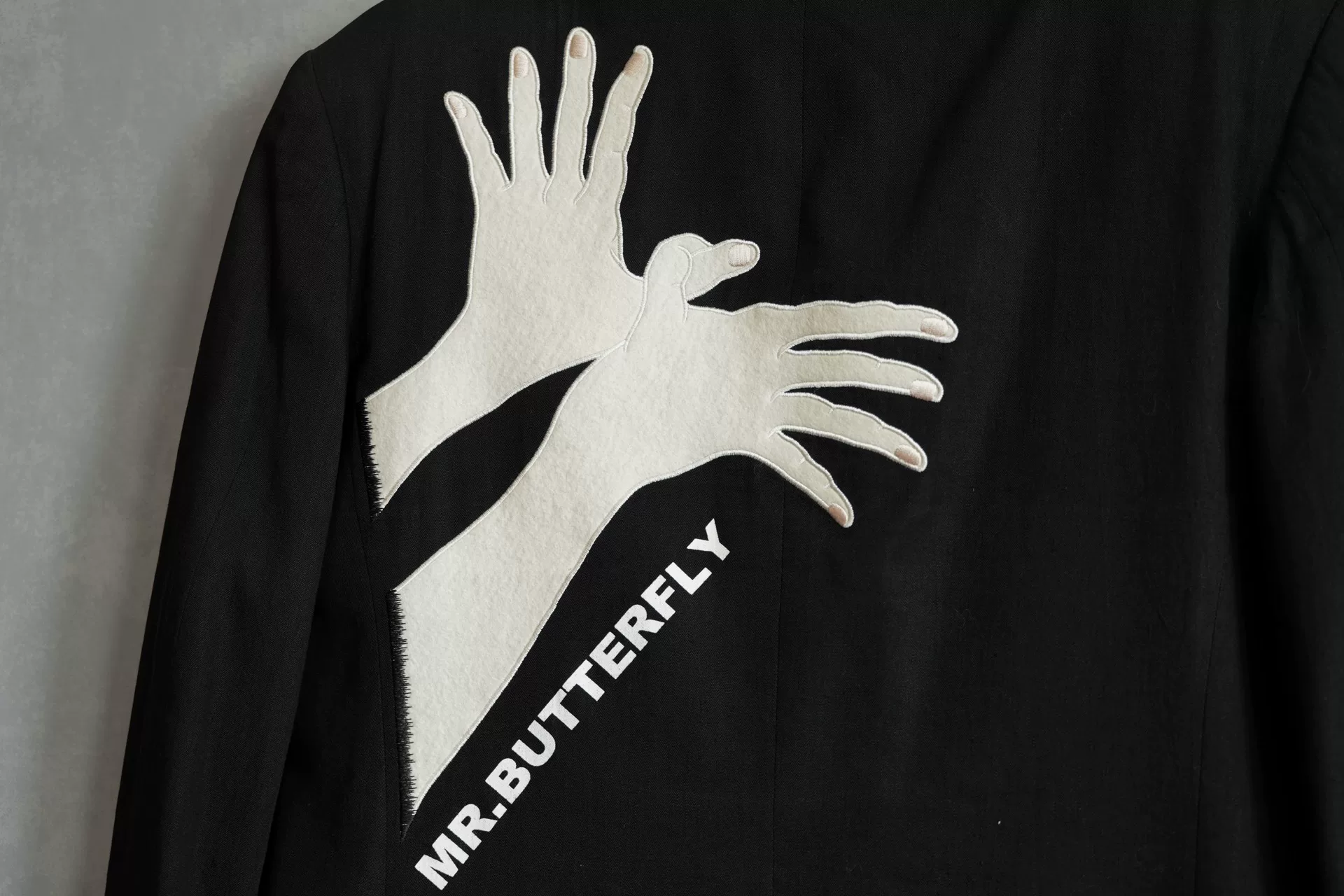 Yohji Yamamoto 09SS Butterfly Embroidery Blazer — front
