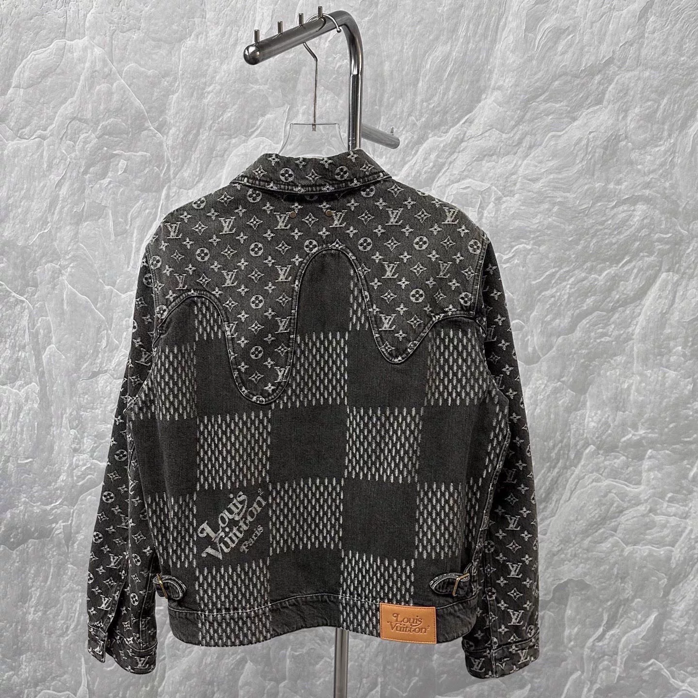 Louis Vuitton Nigo Monogram Denim Jacket — back