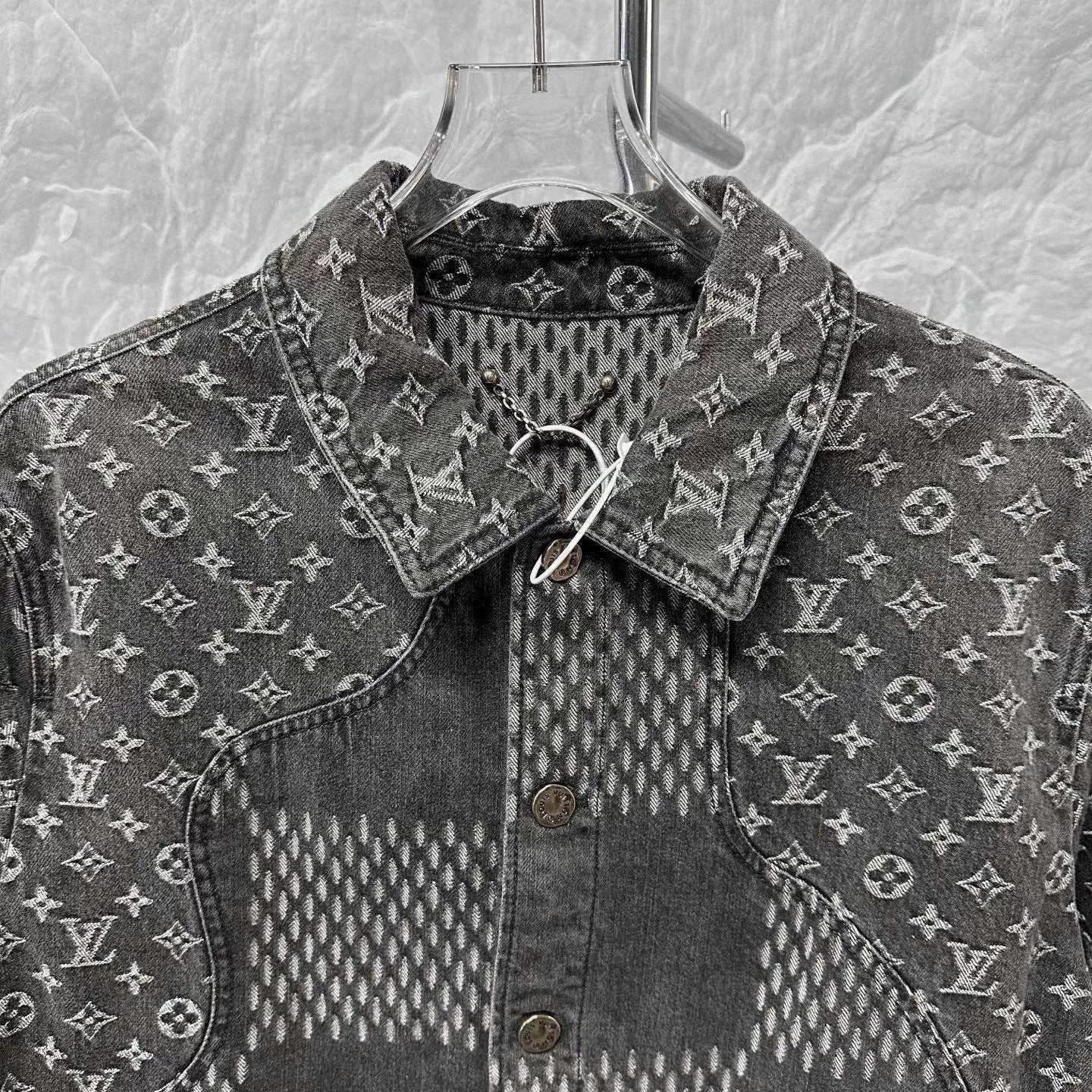 Louis Vuitton Nigo Monogram Denim Jacket — front