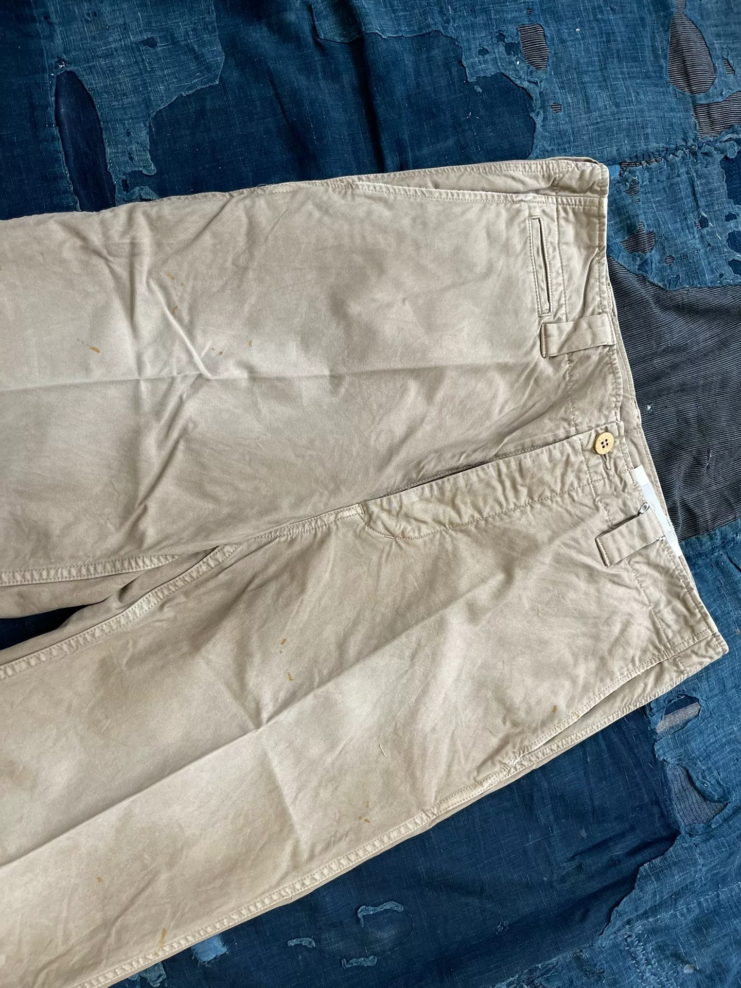 visvim 24AW Wide Chino Pants Crash — detail