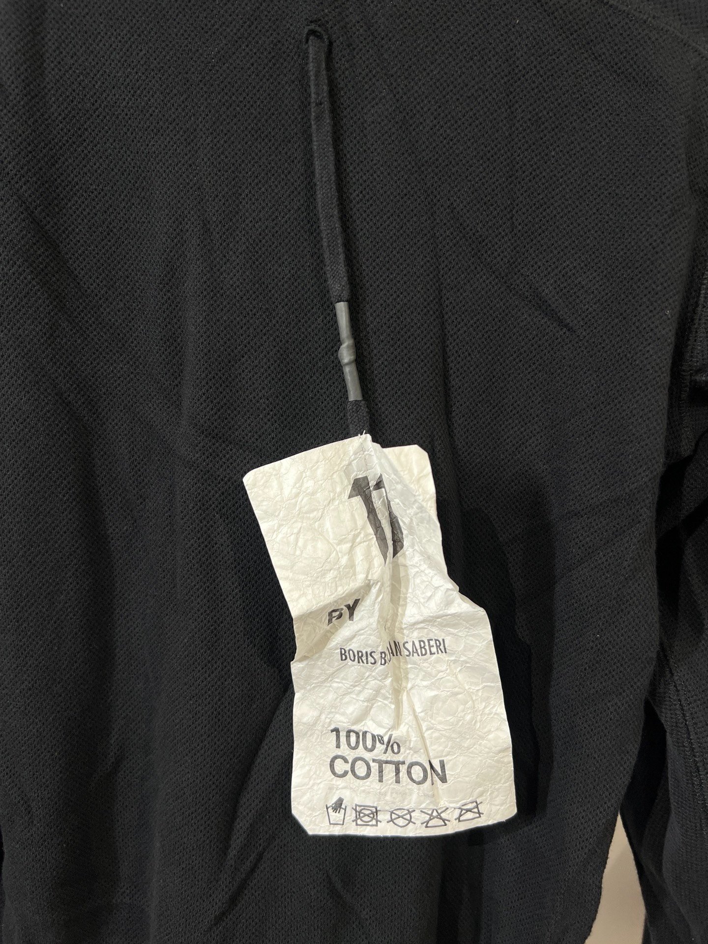 Boris Bidjan Saberi 11by BBS H1F Hoodie — label