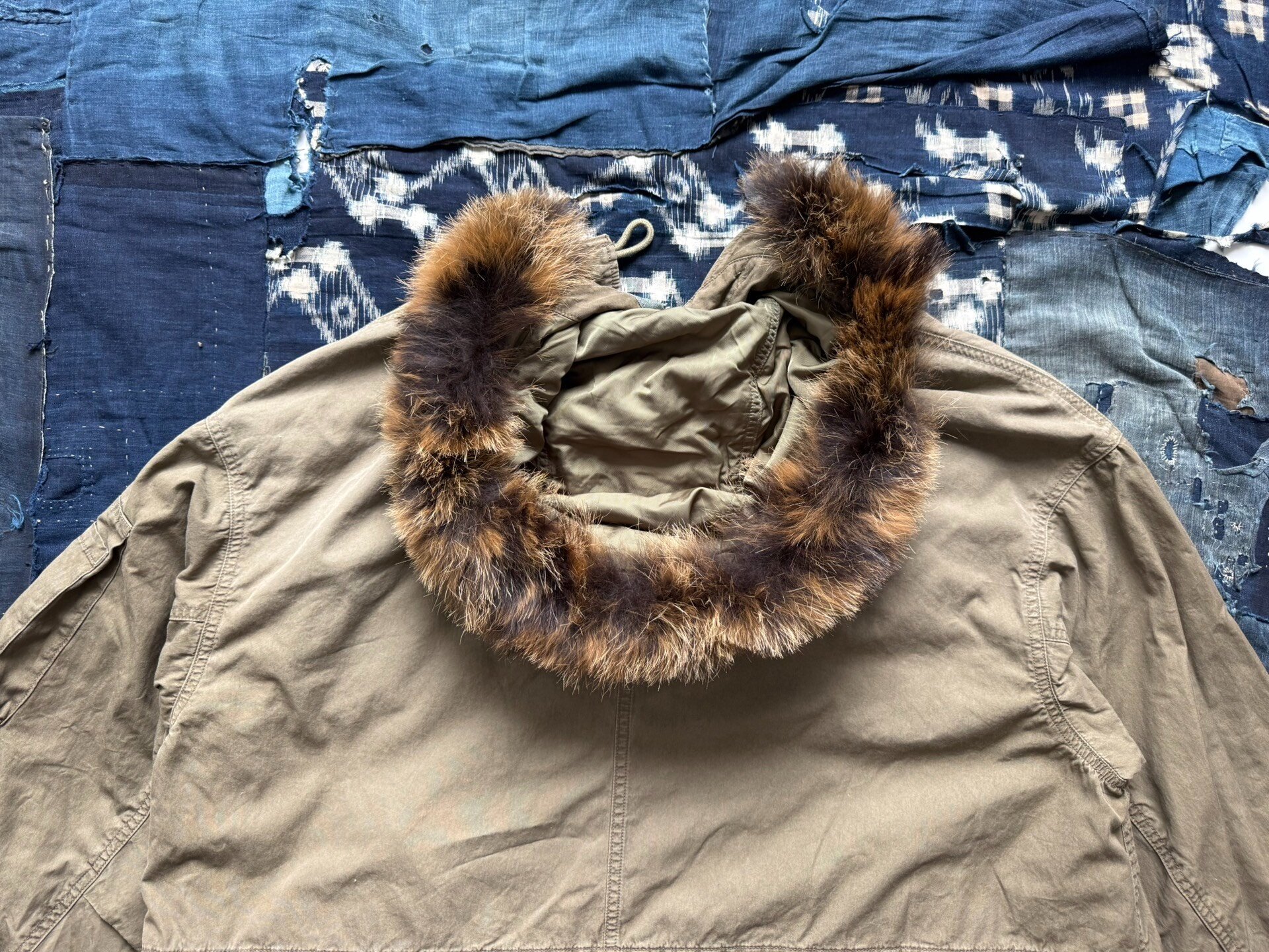visvim 24AW Six Five Fishtail Parka — label