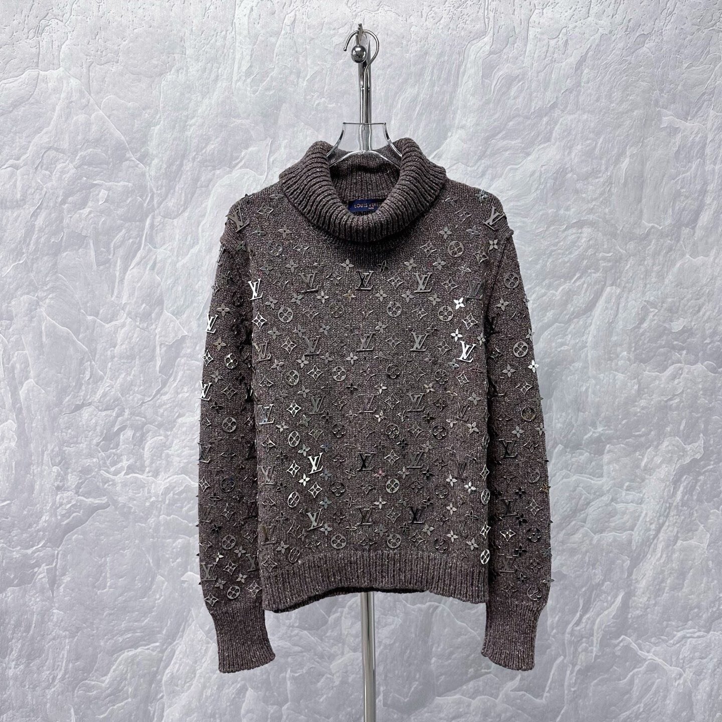 Louis Vuitton LV Metal Logo Turtleneck Sweater