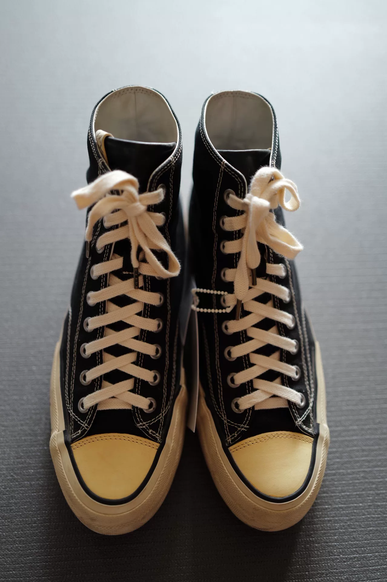 visvim Skagway Hi Canvas Black — back
