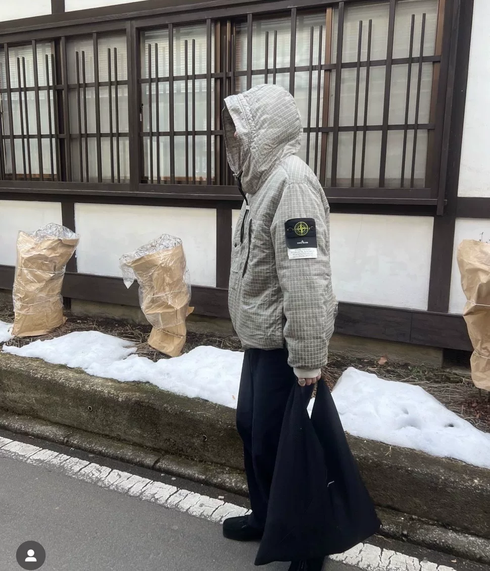 Stone Island Metal Nylon Pullover Puffer — front