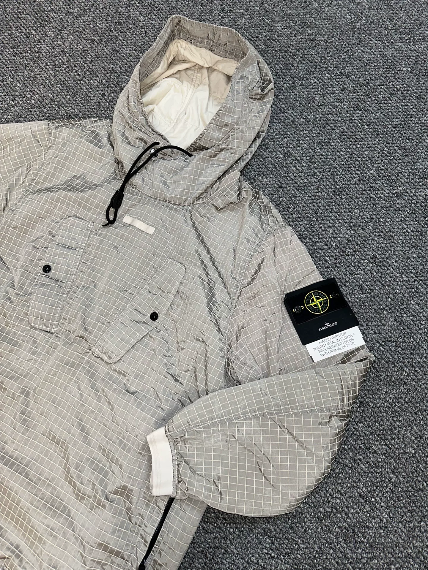 Stone Island Metal Nylon Pullover Puffer — back