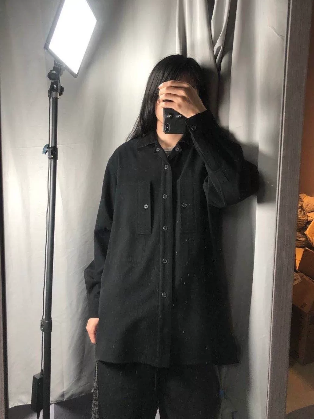 Yohji Yamamoto 98AW Wool Shirt — label