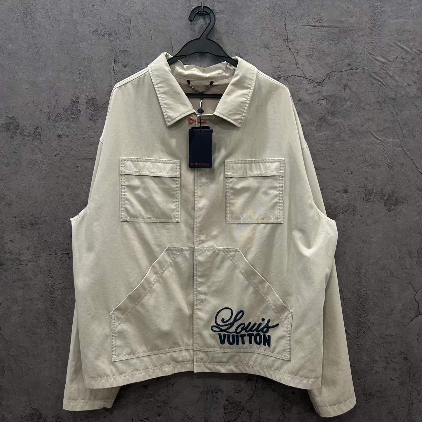 Louis Vuitton Beige Utility Denim Jacket
